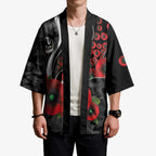 Collingwood Magpies ANZAC Personalised Kimono Lest We Forget Poppy Camo
