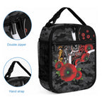 Collingwood Magpies ANZAC Personalised Lunch Bag Lest We Forget Poppy Camo