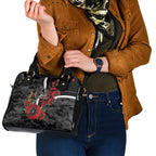 Collingwood Magpies ANZAC Personalised Shoulder Handbag Lest We Forget Poppy Camo