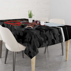 Collingwood Magpies ANZAC Personalised Tablecloth Lest We Forget Poppy Camo