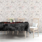 Collingwood Magpies ANZAC Personalised Tablecloth Lest We Forget Poppy Camo
