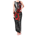 Collingwood Magpies ANZAC Personalised Tank Maxi Dress Lest We Forget Poppy Camo