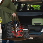 Collingwood Magpies ANZAC Personalised Travel Bag Lest We Forget Poppy Camo