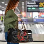 Collingwood Magpies ANZAC Personalised Travel Bag Lest We Forget Poppy Camo