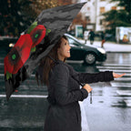 Collingwood Magpies ANZAC Personalised Umbrella Lest We Forget Poppy Camo