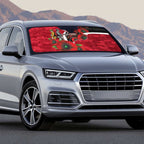 Essendon Bombers ANZAC Personalised Auto Sun Shade Lest We Forget Poppy Camo