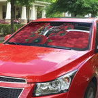 Essendon Bombers ANZAC Personalised Auto Sun Shade Lest We Forget Poppy Camo