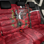 Essendon Bombers ANZAC Personalised Back Car Seat Cover Lest We Forget Poppy Camo