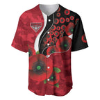 Essendon Bombers ANZAC Personalised Baseball Jersey Lest We Forget Poppy Camo