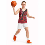 Essendon Bombers ANZAC Personalised Basketball Jersey Lest We Forget Poppy Camo
