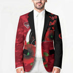 Essendon Bombers ANZAC Personalised Blazer Lest We Forget Poppy Camo