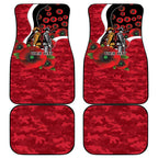 Essendon Bombers ANZAC Personalised Car Mats Lest We Forget Poppy Camo