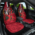 Essendon Bombers ANZAC Personalised Car Seat Cover Lest We Forget Poppy Camo
