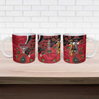 Essendon Bombers ANZAC Personalised Ceramic Mug Lest We Forget Poppy Camo