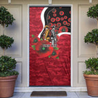 Essendon Bombers ANZAC Personalised Door Cover Lest We Forget Poppy Camo