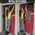 Essendon Bombers ANZAC Personalised Door Cover Lest We Forget Poppy Camo