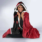 Essendon Bombers ANZAC Personalised Hooded Blanket Lest We Forget Poppy Camo