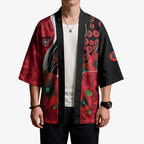 Essendon Bombers ANZAC Personalised Kimono Lest We Forget Poppy Camo