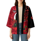 Essendon Bombers ANZAC Personalised Kimono Lest We Forget Poppy Camo