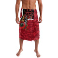 Essendon Bombers ANZAC Personalised Lavalava Lest We Forget Poppy Camo