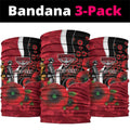Essendon Bombers ANZAC Personalised Neck Gaiter Lest We Forget Poppy Camo