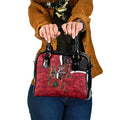 Essendon Bombers ANZAC Personalised Shoulder Handbag Lest We Forget Poppy Camo