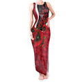 Essendon Bombers ANZAC Personalised Tank Maxi Dress Lest We Forget Poppy Camo