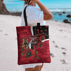 Essendon Bombers ANZAC Personalised Tote Bag Lest We Forget Poppy Camo