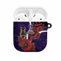 Fremantle Dockers ANZAC Personalised AirPods Case Lest We Forget Poppy Camo