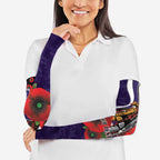 Fremantle Dockers ANZAC Personalised Arm Sleeves Lest We Forget Poppy Camo