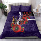 Fremantle Dockers ANZAC Personalised Bedding Set Lest We Forget Poppy Camo