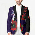 Fremantle Dockers ANZAC Personalised Blazer Lest We Forget Poppy Camo