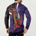 Fremantle Dockers ANZAC Personalised Button Sweatshirt Lest We Forget Poppy Camo