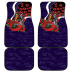 Fremantle Dockers ANZAC Personalised Car Mats Lest We Forget Poppy Camo