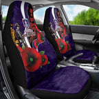 Fremantle Dockers ANZAC Personalised Car Seat Cover Lest We Forget Poppy Camo