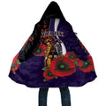 Fremantle Dockers ANZAC Personalised Cloak Lest We Forget Poppy Camo