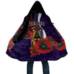 Fremantle Dockers ANZAC Personalised Cloak Lest We Forget Poppy Camo