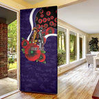 Fremantle Dockers ANZAC Personalised Door Cover Lest We Forget Poppy Camo