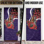 Fremantle Dockers ANZAC Personalised Door Cover Lest We Forget Poppy Camo