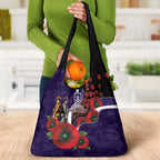 Fremantle Dockers ANZAC Personalised Grocery Bag Lest We Forget Poppy Camo