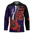Fremantle Dockers ANZAC Personalised Hockey Jersey Lest We Forget Poppy Camo