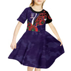 Fremantle Dockers ANZAC Personalised Kid Short Sleeve Dress Lest We Forget Poppy Camo