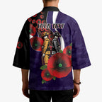 Fremantle Dockers ANZAC Personalised Kimono Lest We Forget Poppy Camo