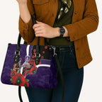 Fremantle Dockers ANZAC Personalised Leather Bag Lest We Forget Poppy Camo