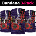 Fremantle Dockers ANZAC Personalised Neck Gaiter Lest We Forget Poppy Camo