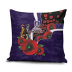 Fremantle Dockers ANZAC Personalised Pillow Cover Lest We Forget Poppy Camo
