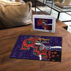 Fremantle Dockers ANZAC Personalised Puzzle Lest We Forget Poppy Camo