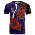 Fremantle Dockers ANZAC Personalised T Shirt Lest We Forget Poppy Camo