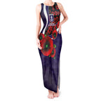 Fremantle Dockers ANZAC Personalised Tank Maxi Dress Lest We Forget Poppy Camo