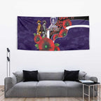 Fremantle Dockers ANZAC Personalised Tapestry Lest We Forget Poppy Camo